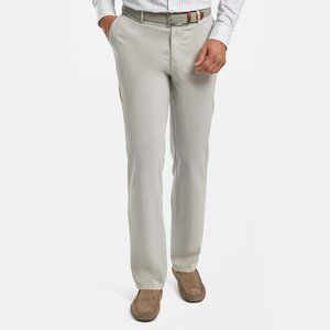 Peter Millar Cotton Silk Stretch Pant in Sand (Size 38)